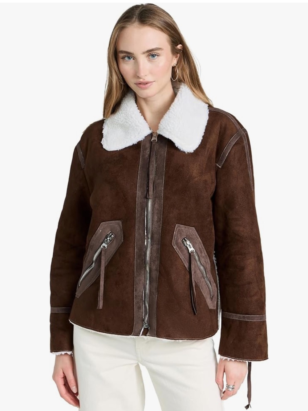 Moon River Shearling Mustang Jacket